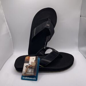 Cobian ARV 2 Trek Sandals Men's Size 8 Midnight Black Summer Beach Thong